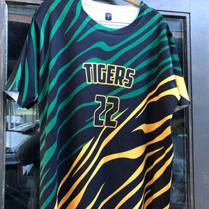 Teamwork Tigers #22 Men's Multi-Color T-Shirt XL